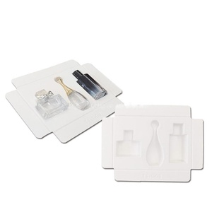 ECO Friendly Biodegradable Virgin Molded Bagasse Sugarcane Fiber Pulp Tray Cosmetic <strong>Packaging</strong> Box Inner Insert Custom Color Logo - Product Image 3