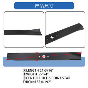 Cuchilla de repuesto para cortacésped 8499-2 21-316 en negro para usuarios de cortacéspedes, accesorio para herramientas de jardín - Product Image 2