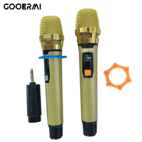 Microphone sans fil portable MIM-M208 de haute qualité avec récepteur rechargeable pour église, spectacle sur scène