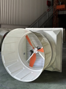โครงไฟเบอร์กลาสเต็มตัว 1460 มม. OEM สำหรับระบบระบายอากาศแบบดูดอากาศในฟาร์มสัตว์ปีก - Product Image 3