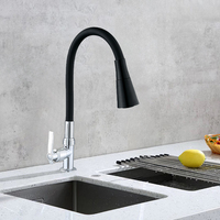 Robinet d'eau en plastique chromé à prix réduit avec tuyau flexible en PVC, pulvérisation double mode, directement du fabricant - Grifo Flexible De Lavado