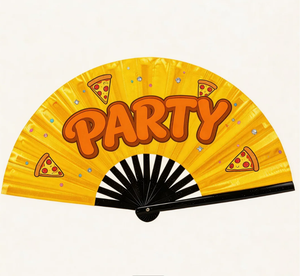 Abanicos de mano plegables de bambú con logotipo personalizado al por mayor, abanicos de papel blanco con varillas de madera para bodas, recuerdos de fiesta y regalos. - Product Image 3