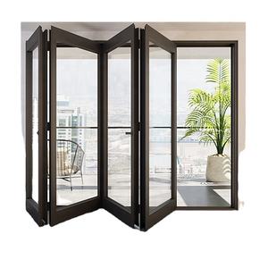 180 série minimaliste toilette malaisie matériel chaise extérieure Pvc accordéon pompe électrique rail de levage degré pli porte pliante - Product Image 2