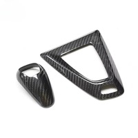 Cache-levier de vitesse en fibre de carbone sèche + garniture de pommeau de levier de vitesse pour BMW F80 M3 F82 F83 M4, garnitures intérieures, uniquement pour conduite à gauche (LHD)
