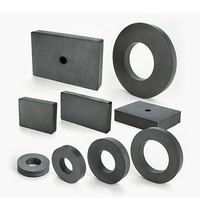 Y35 anneau de barre magnétique en ferrite, bloc de disque magnétique en arc pour haut-parleur plus fort aimant en céramique c8