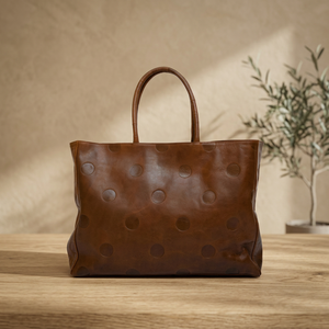 Bolso de Mano Grande para Mujer BS INTERNATIONAL, de Lujo, Ecológico, 100% Cuero Genuino, Duradero, Impermeable, Suave y Ligero, con Cierre de Cremallera - Product Image 3