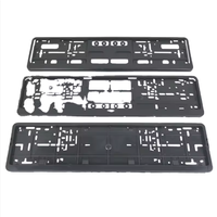 Support de plaque d'immatriculation en plastique noir de haute qualité, universel, style professionnel, cadre de voiture, directement de l'usine