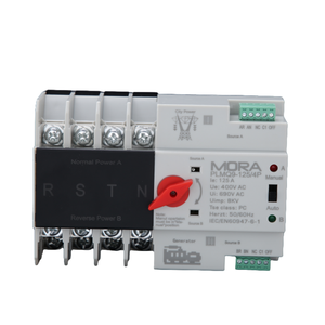 Commutateur de <span class=keywords><strong>transfert</strong></span> automatique/manuel MORA PLMQ9 2-3-4P triphasé 125A PC/CB pour générateur électrique et batterie solaire - Product Image 2