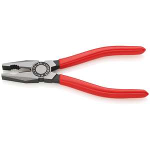 KNIPEX 03 01 180 EAN Pince combinée avec revêtement plastique noir atramentisée 180 mm - Product Image 2