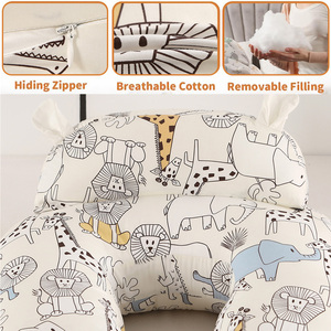 Cuscino per <span class=keywords><strong>Allattamento</strong></span> OEM all'ingrosso, regolabile, portatile, a forma di nuvola, per mamma, supporto per la <span class=keywords><strong>gravidanza</strong></span> e il tummy time - Product Image 5