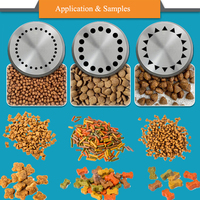 Máquina Extrusora de Alimentos para Mascotas, Extrusora de Doble Tornillo para la Elaboración de Alimentos para Perros con Motor, Acero Inoxidable de Grado Alimenticio