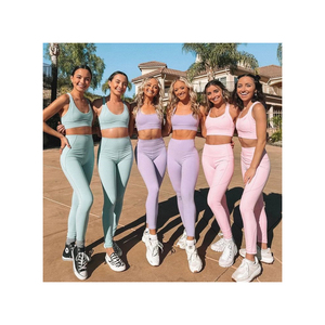 Ropa deportiva de alta elasticidad para mujer de calidad superior, vestido de yoga y ciclismo cómodo para todo el día, conjuntos de talla grande para entusiastas del fitness - Product Image 4