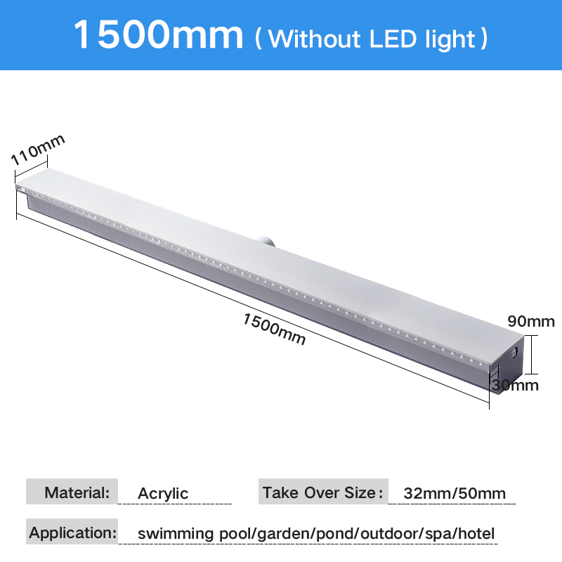 Gris 1500mm sans LED