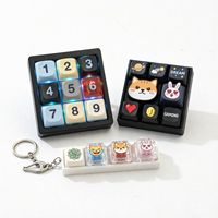 Boîte cadeau de touches de clavier anti-stress hautement personnalisables ; Ensemble de mini touches de clavier style e-sport en emballage blister ; Touches de clavier personnalisées fabriquées en Chine