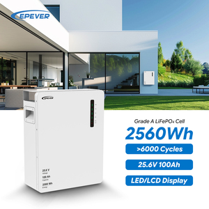 Epever LED/LCD LW25100E 2.56kwh Düşük Voltajlı 25.6V/100Ah Duvara Monte Edilen Lityum Pil Güneş Enerjisi Depolama Sistemi için IP65 - Product Image 2