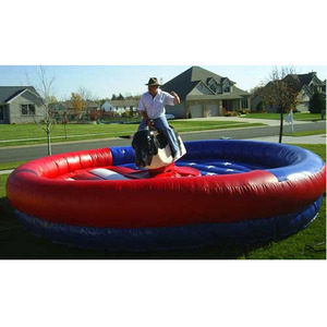 5m de diamètre gonflable rodéo mécanique <span class=keywords><strong>Bull</strong></span> Ride Machine adultes enfants en plein air gonflable carnaval jeux de Sport pour les événements - Product Image 2