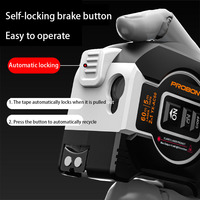 Ruban à mesurer intelligent Probon 60m 3 en 1 outils de mesure ruban à mesurer laser avec écran LCD télémètre laser