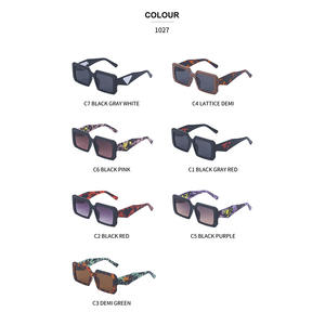 Gafas de Sol Cuadradas Hechas a Medida para Mujer, Lentes de PC Negras con Protección UV400, Estilo Instagram, Gafas Modernas - Product Image 4