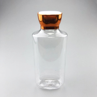 Fabricant Bouteille en plastique PET transparente violette de 10oz 300ml avec bouchon à rabat Bouteille de savon à vaisselle personnalisée Bouteille de détergent vide