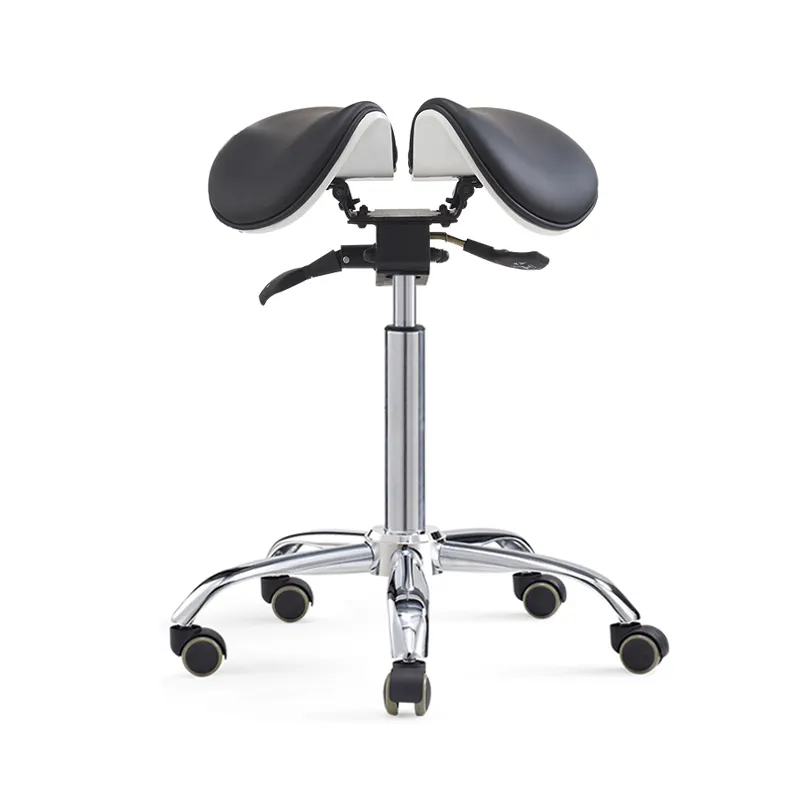 Ergonomic split saddle stool Hot sale saddle chair swivel medical hospital chair
