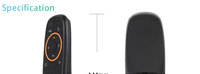 Air Mouse 6 Axis G10S Télécommande vocale 2.4G Gyroscope à commande vocale sans fil pour H96 MAX X88 PRO X96 MAX Android TV Box