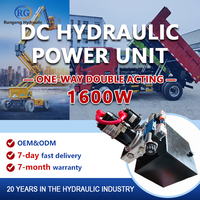 Groupe hydraulique compact avec pompe pour chariots élévateurs électriques, gerbeurs, élévateurs, remorques et camions-bennes
