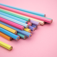 Crayons de couleur Yichen JX011 couleur macaron, 12 couleurs en boîte, à base d'huile, logo personnalisé, fourniture d'usine