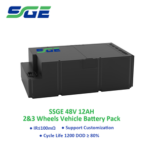 Best Quality Deep Cycle 48V 12AH 2 3 Wheelers Custom LiFePO4 1200 Cycles Lithium Ion Battery Pack OEM/ODM Customization - Product Image 1