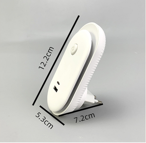 A96TB lampu malam Oval, USB + Tipe C sentuh tiga gigi peredupan tanpa batas - Product Image 3