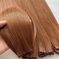 Cheveux Remy Européens Qualité Salon 2026 Double Drawn Genius Weft pour Extensions de Cheveux Ondulés et Lisses
