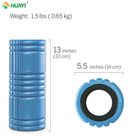 Rodillo de Espuma EVA para Yoga y Ejercicio en Casa, 33 cm, con Logotipo Personalizado Huayi, Venta al Por Mayor