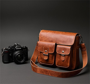 Cổ Điển Phong Cách Handmade Cao Cấp Da Máy Ảnh Túi Nhà Sản Xuất Chất Lượng Cao Sợi Nhỏ Máy Ảnh Satchel Nhiếp Ảnh Túi Cho <span class=keywords><strong>Dslr</strong></span> - Product Image 4