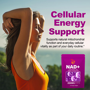 Cápsulas Veganas de NAD+ de Marca Privada con Urolithin A y NAD+ Liposomal y PQQ, Suplemento de NAD+ para la Producción de Energía Celular - Product Image 6