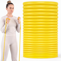 1 Rouleau de Bandes de Résistance pour Exercices, 50 pieds, pour Thérapie, Pilates, Entraînements à Domicile, Rééducation du Tronc