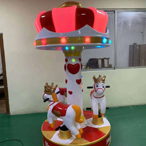 China Factory 6 Children Small Mini Merry Go Round Carnival Carrusel para Centro Comercial Center Parques De Atracciones - Product Image 4