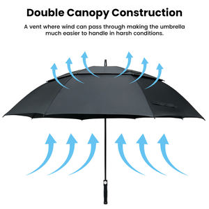 Paraguas Impermeable Personalizado, Paraguas de Golf Automático con Logotipo, Paraguas Grande para Mujer - Product Image 3