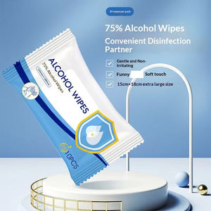 ผ้าเช็ดทำความสะอาดแอลกอฮอล์ฆ่าเชื้อโรค<span class=keywords><strong>75</strong></span>องศาทำจากวัสดุที่มีลักษณะเป็นสปอร์แลคขนาด SJ-001บรรจุภัณฑ์ขนาดเล็กพกพาได้10ถุงผ้าเช็ดทำความสะอาด - Product Image 1