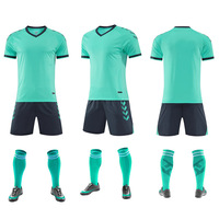 Seragam Sepak Bola Grosir untuk Rumah, Pakaian Olahraga Latihan, Set Lengkap Pakaian Sepak Bola, Camisas De Futbol