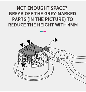 Nhỏ lõm dẫn ánh sáng tại chỗ IP21 rộng Chùm tia góc 1 wát <span class=keywords><strong>LED</strong></span> Mini Downlight ánh sáng tại chỗ - Product Image 5