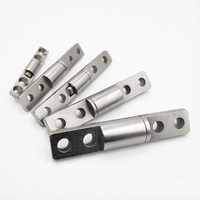 Bisagra de torsión de un solo eje con parada libre de 360 grados, eje amortiguador, bisagra giratoria de acero inoxidable mecanizada por CNC para portátiles y dispositivos médicos