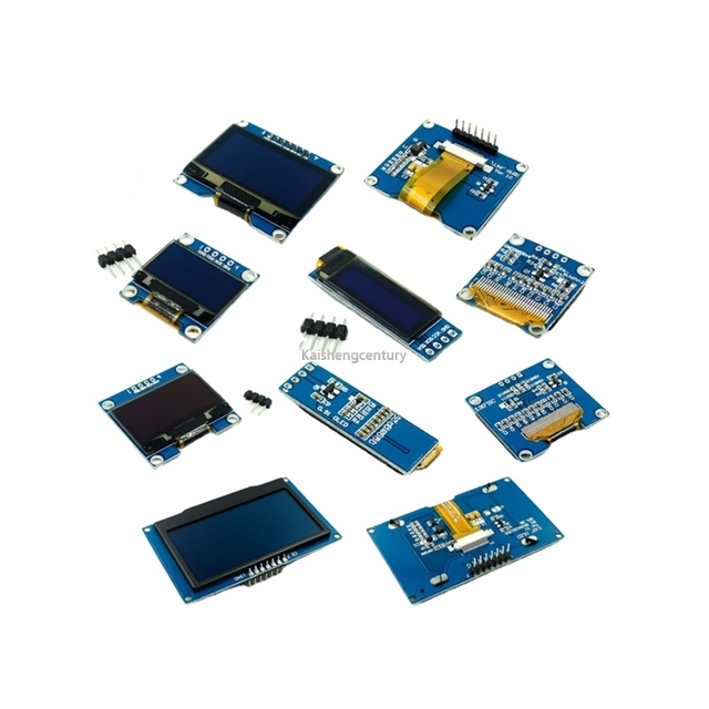 White Blue color 128X64OLED LCD LED Display Module 0.91 0.96 1.3 1.54 2.42inch I2C IIC Serial new original with Case