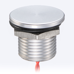 Aluminum Latching 12mm 19mm 12V 24V 1NO 1NC IP68 For Welding Machine And Heavy Duty Industrial Equipment Piezo Switch - Product Image 1