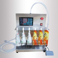 Système de remplissage et de remplissage avec bec pour liquide, pour boisson, lait et jus de fruit, petite pochette