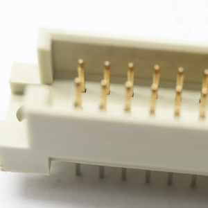 Amostras grátis Terceiras fileiras masculinas do conector 2,54 Altura do passo 12,9mm Posições 16-32pin Conector reto do RUÍDO 41612 do PWB - Product Image 3