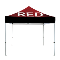 Tentes de réception publicitaires extérieures personnalisées 10x10 pieds en tissu Oxford 600D imperméable pour salons professionnels
