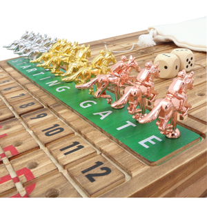 Jeu <span class=keywords><strong>de</strong></span> société <span class=keywords><strong>de</strong></span> course <span class=keywords><strong>de</strong></span> chevaux <span class=keywords><strong>en</strong></span> ligne d'arrivée <span class=keywords><strong>en</strong></span> <span class=keywords><strong>bois</strong></span> équipé <span class=keywords><strong>de</strong></span> 11 <span class=keywords><strong>échiquier</strong></span> adulte <span class=keywords><strong>de</strong></span> chevaux artisanaux <span class=keywords><strong>en</strong></span> métal <span class=keywords><strong>de</strong></span> <span class=keywords><strong>luxe</strong></span> - Product Image 6