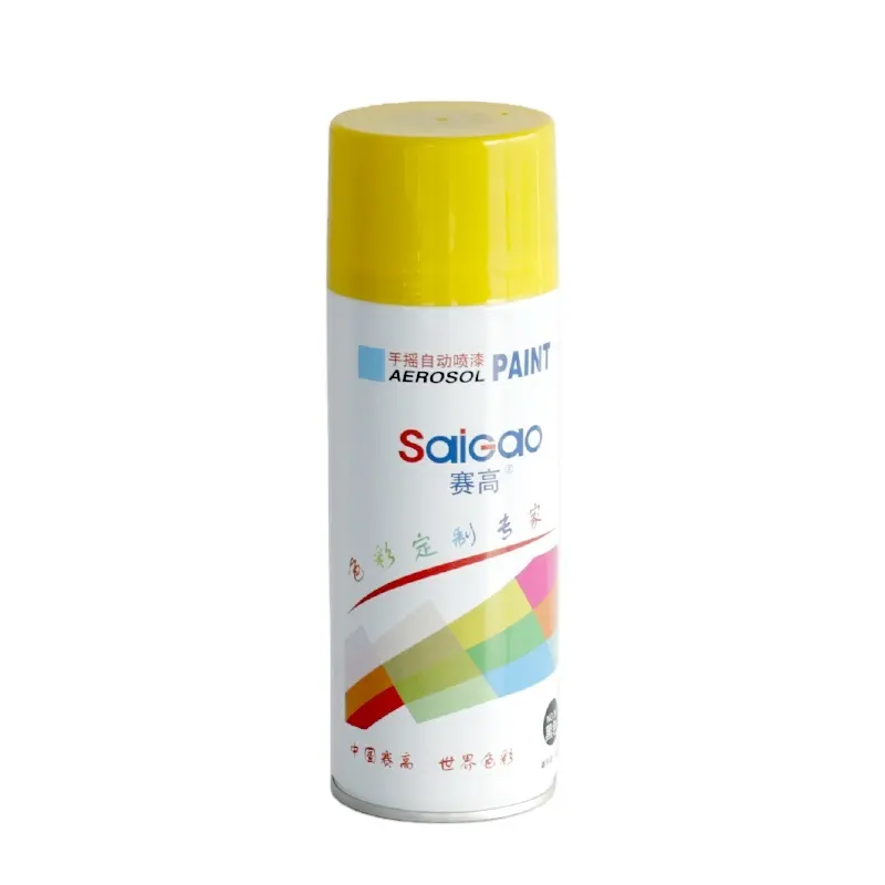 SAIGAO Best seller bianco oro nero vernice Spray Color cromo zinco alluminio vernice Spray con colore argento