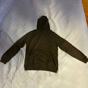 Sudadera con Capucha Negra de Algodón Pesado con Lavado Ácido para Dropshipping, Diseño Personalizado, Bordado, Estampado, Estilo Urbano, Oversize, Lisa - Product Image 1
