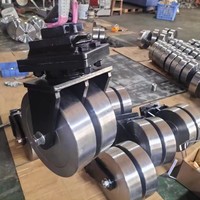 Roue de conteneur robuste avec verrouillage par torsion, roue en acier massif, frein latéral, personnalisable OEM/ODM, pour conteneur ISO
