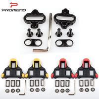 PD-M06 pour pédales en plastique noir pour vélos de route et VTT, clips autobloquants, légers et durables